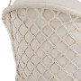 Tectake Hängesessel Samira Mit Dickem Sitzkissen Stabile Halteseile 81 x 80 x 139 cm Beige_10