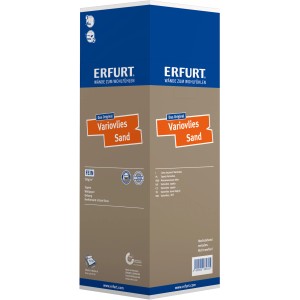 Verpackung der Erfurt Vliestapete Variovlies Sand, 25x0,75m, überstreichbare Tapete mit feiner Struktur.