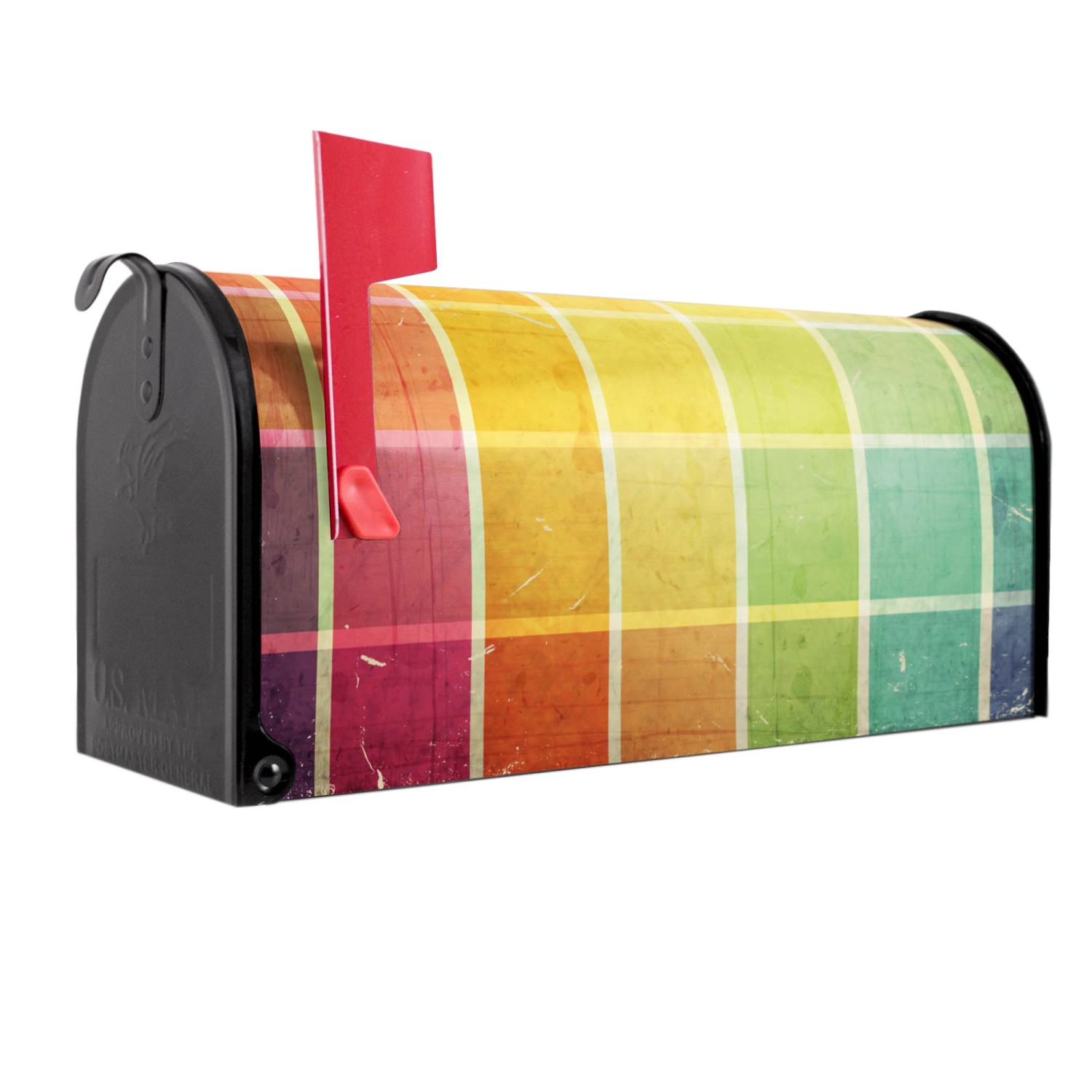 Banjado Amerikanischer Briefkasten Schwarz 48x22x16cm US Mailbox Letterbox günstig online kaufen