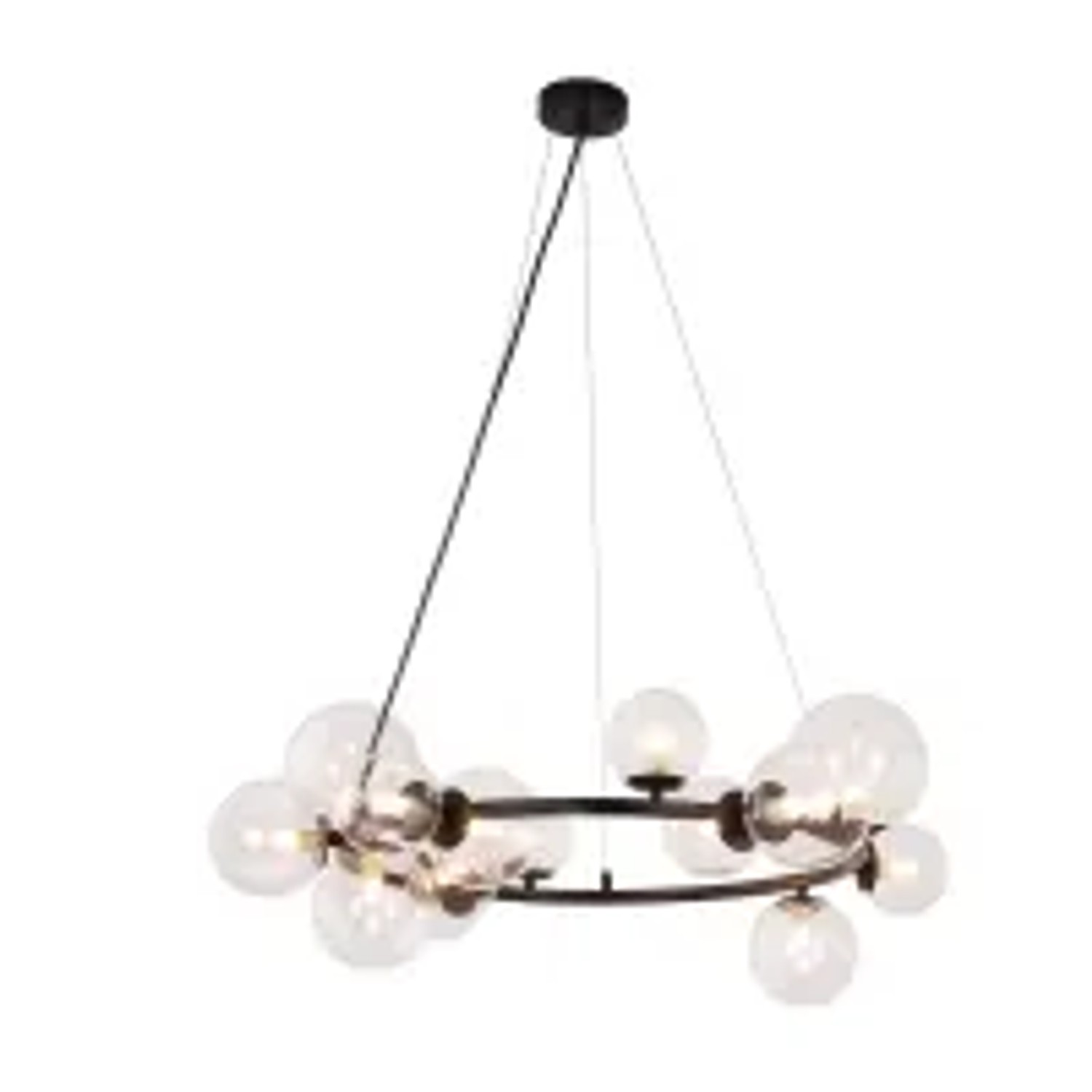 NETTLIFE Lampe aus Messing Transparent