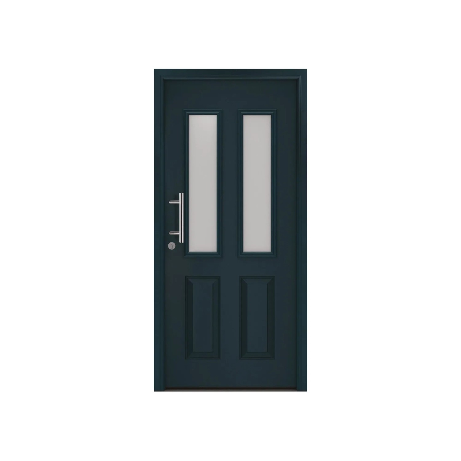 EcoStar Haustür IsoPro Secur IPS 410S Verkehrsweiß 110 cm x 210 cm DIN Rechts