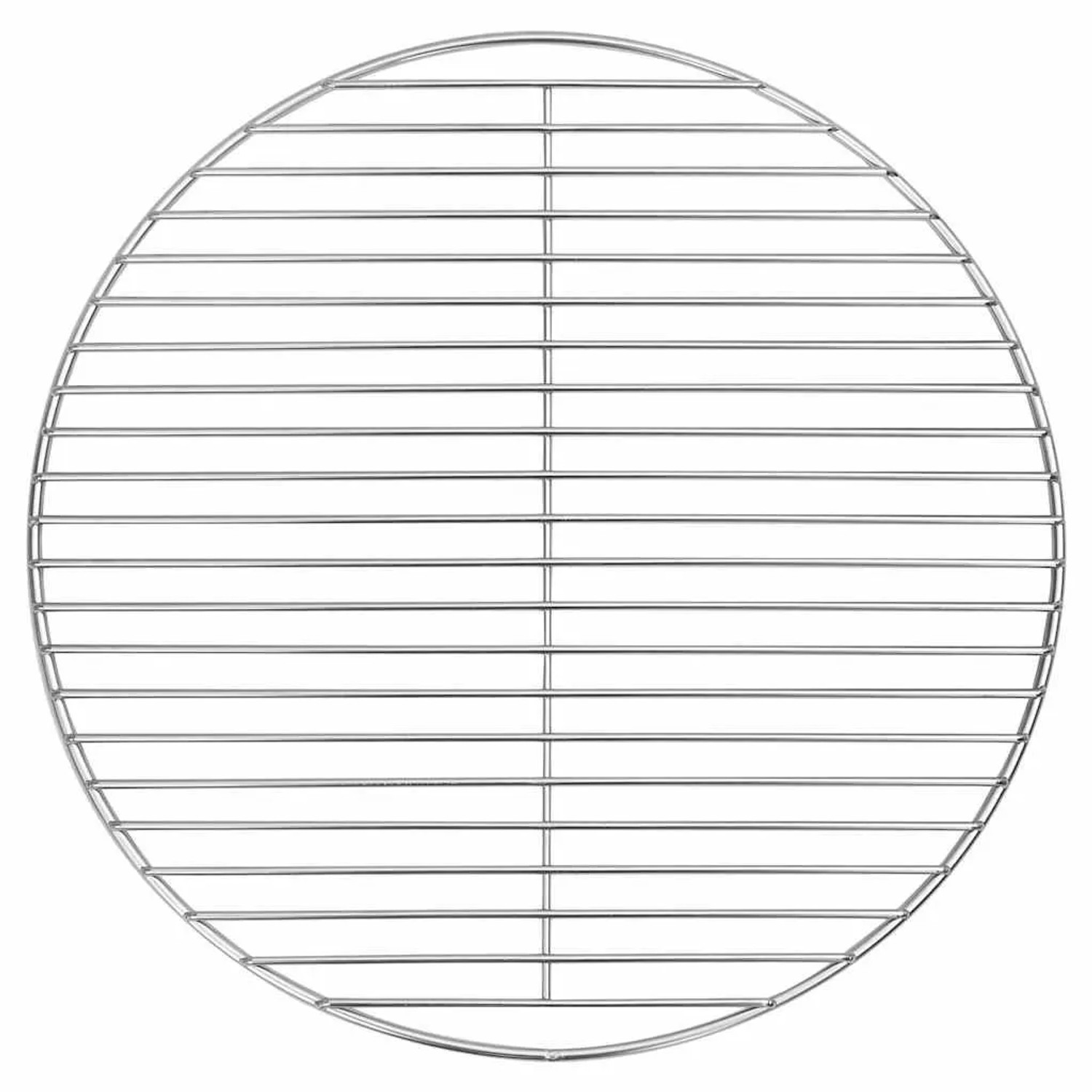vidaXL Grillrost Silber 43 x 43 cm Edelstahl 42008307