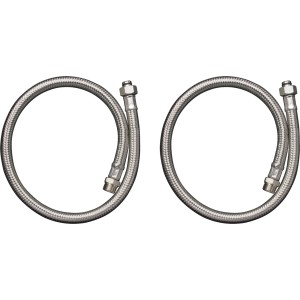 Hansgrohe Anschlussschläuche (2 Stk.) für 2-Loch Wannenrandarmatur mit Thermostat.