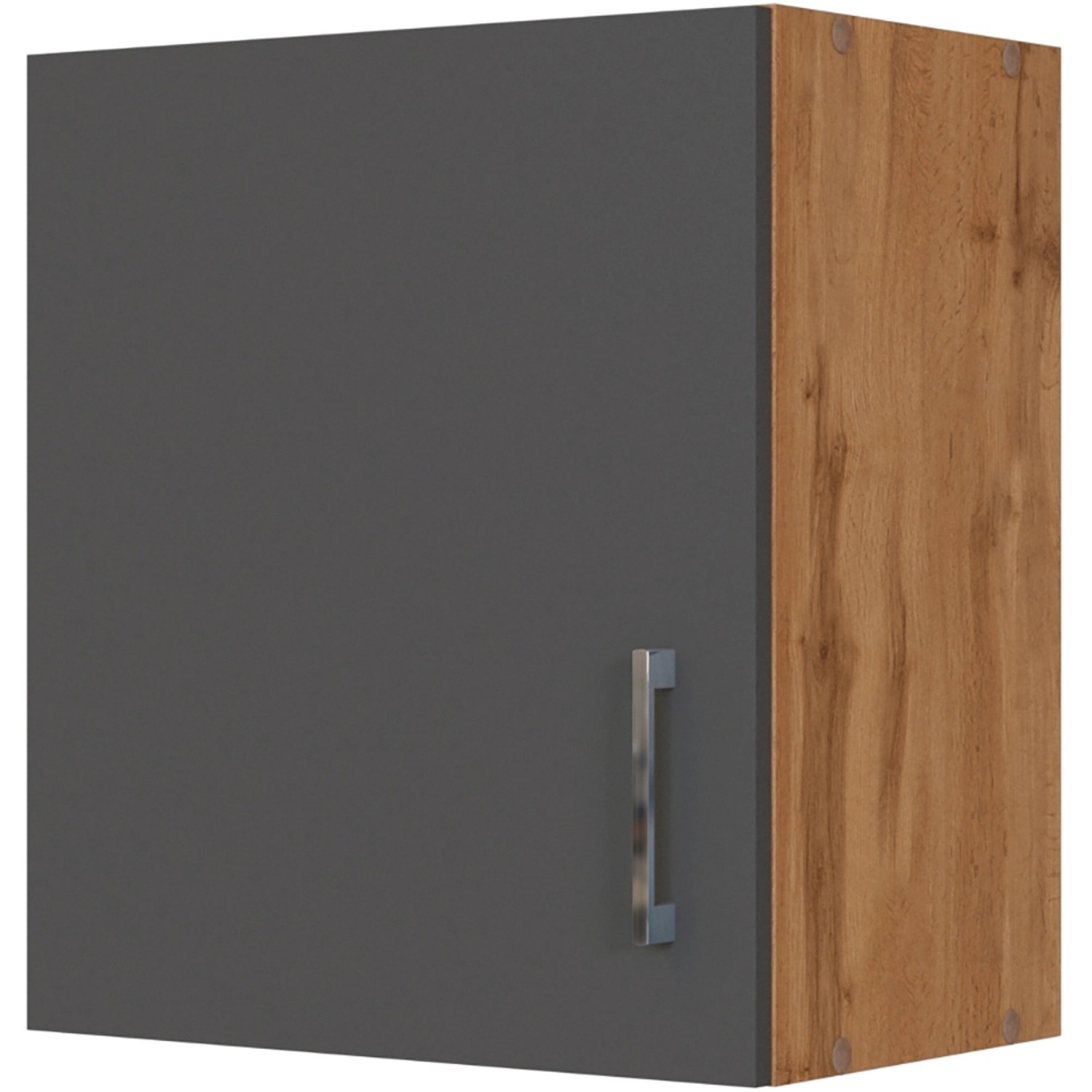 Held Möbel Hängeschrank Sorrento BxHxT 50 x 57 x 34 cm Anthrazit-Wotaneiche günstig online kaufen