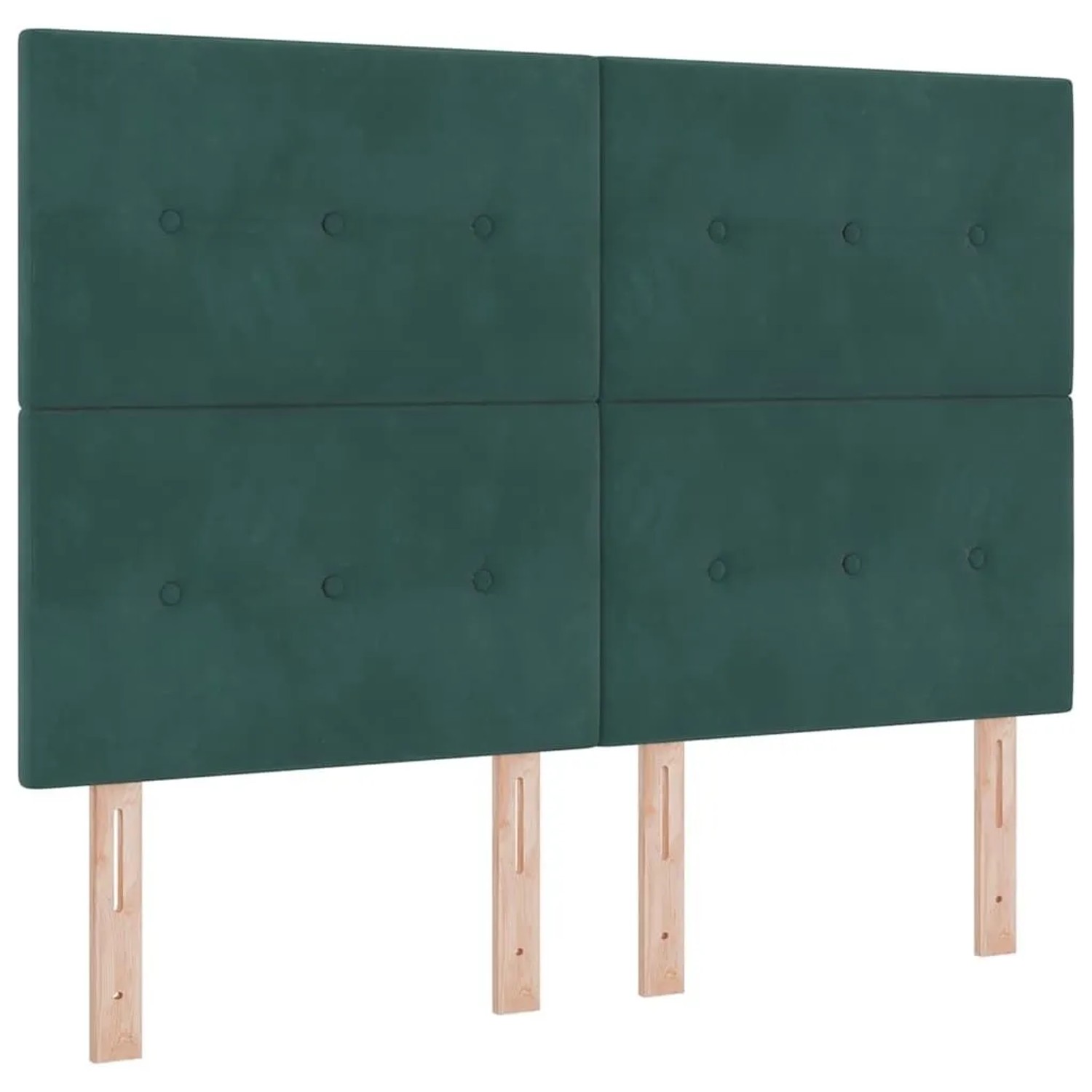 vidaXL Kopfteil mit Kopfteil Dunkelgrün 144 cm Kunstleder 3337831