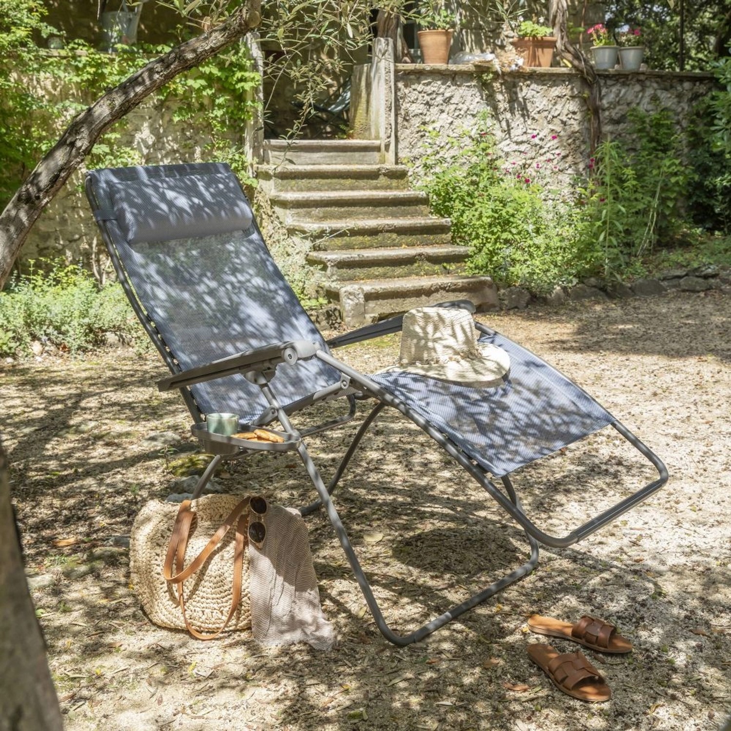 Poltrona Sedia Sdraio Da Camper Zero Gravity Lafuma Sdraio