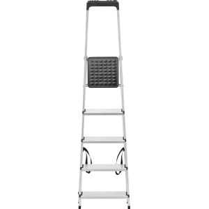 Haushaltsleiter 5-Stufig Aluminium 297 cm Arbeitshöhe 150 kg