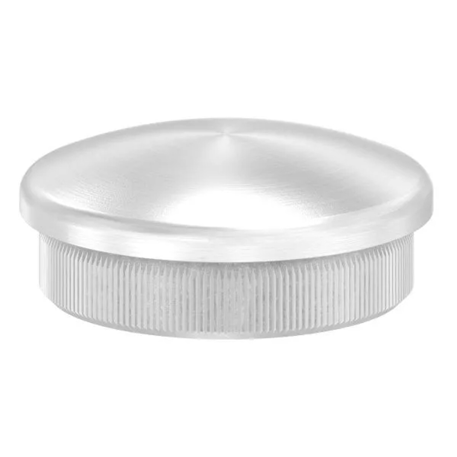 FeNau Einsteckkappe V2A Für Rohr Ø 38,0 X 2,0 mm Leicht Gewölbt Zum Einschlagen