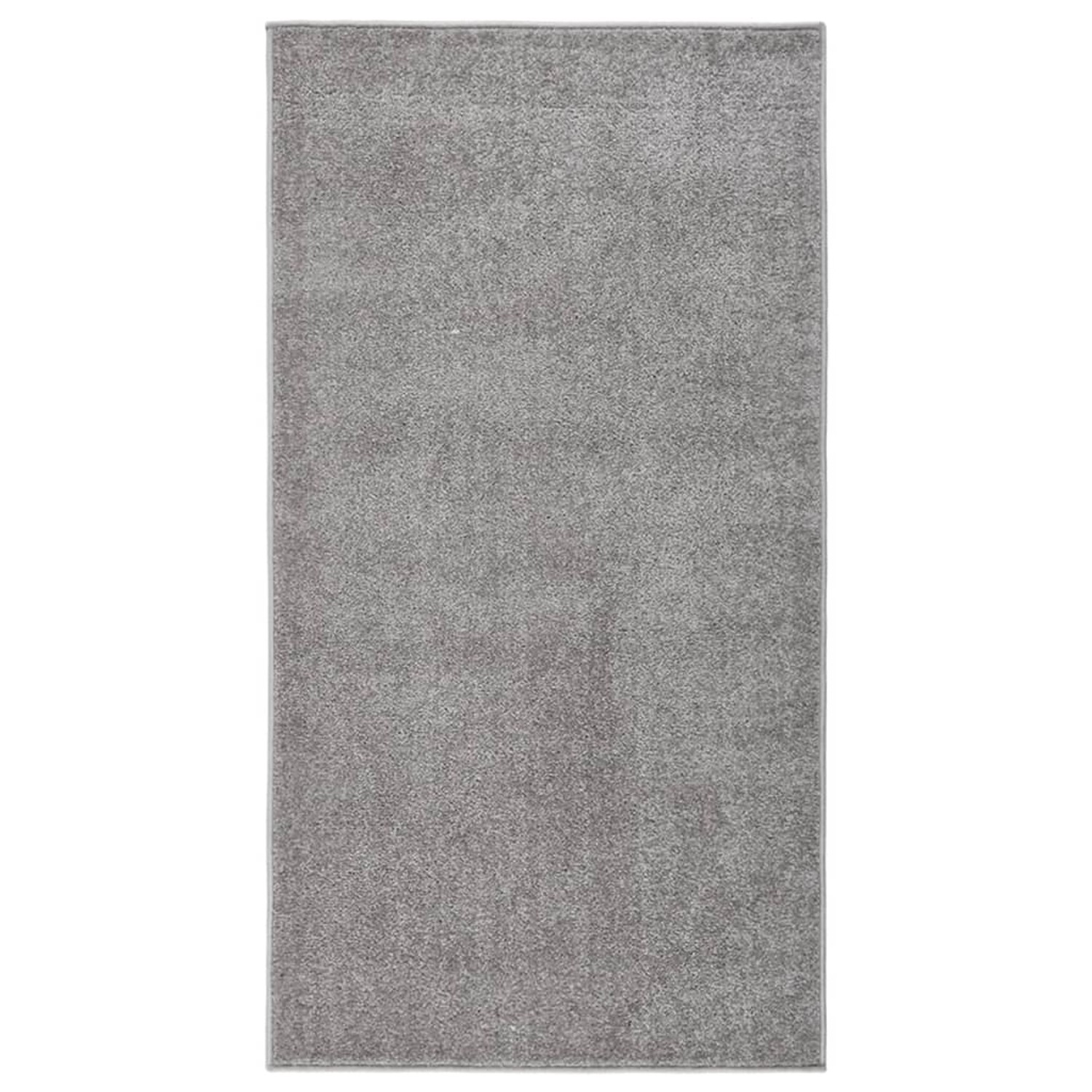 Thumbnail - vidaXL Teppich Kurzflor 80x150 Cm Grau 1123625