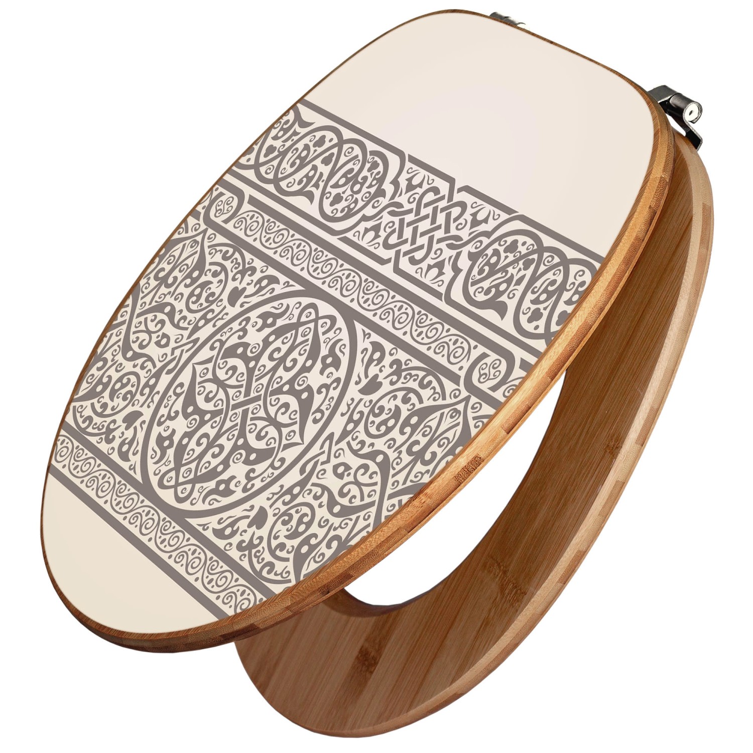 Banjado Design WC Sitz Bambus Toilettendeckel Toilettensitz Bambus Holz Klo günstig online kaufen