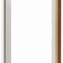 Weiße CPL Türzarge mit Rundkante, 73,5x211x9 cm, Anschlag links.