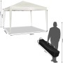 WOLTU Pavillon Pop-Up Wasserdichter Sonnenschutz 3 x 3 m Beige_3