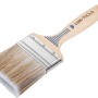 LUX Flachpinsel Lasur 60 mm mit Holzgriff und hellem Borstenmix für Lasurfarben.