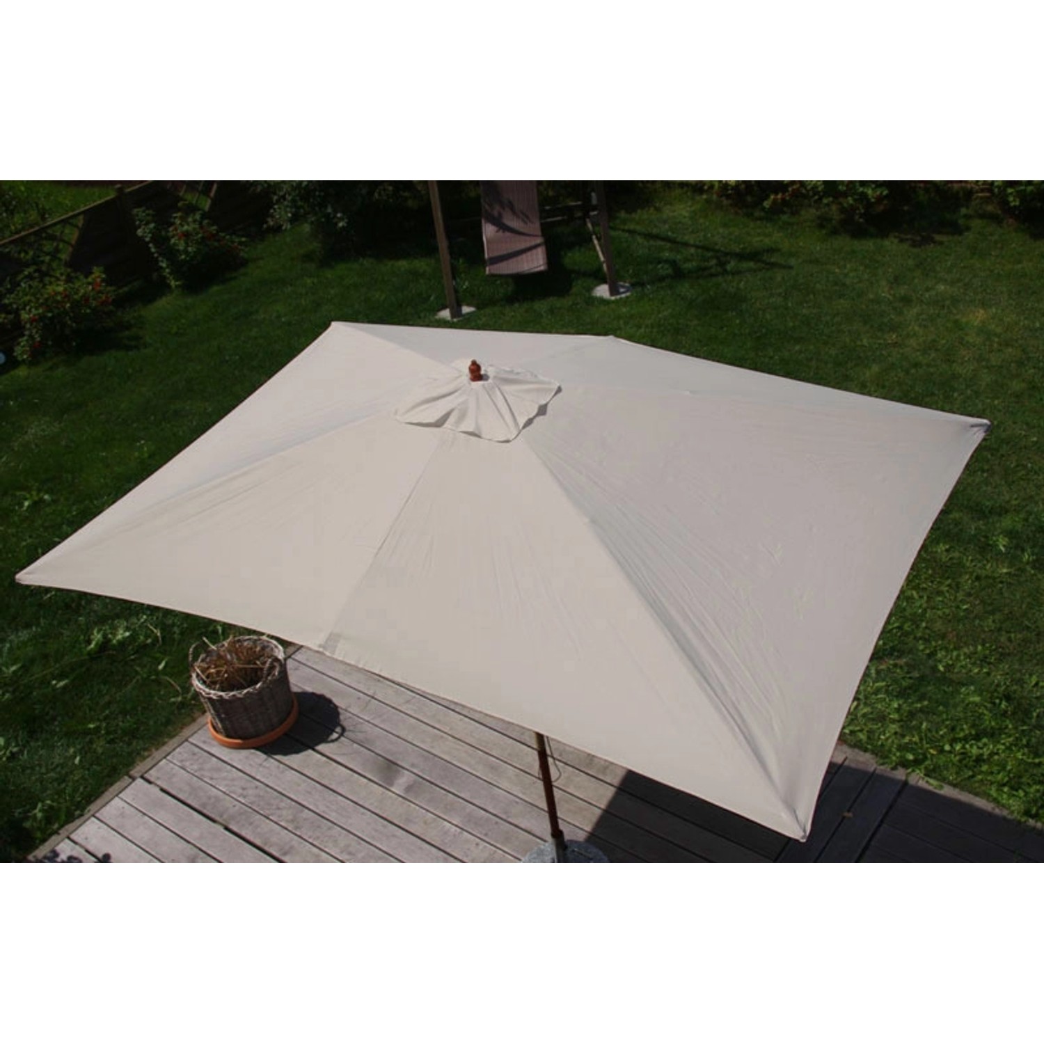 MCW Sonnenschirm Lissabon 3x4m Creme kaufen bei OBI