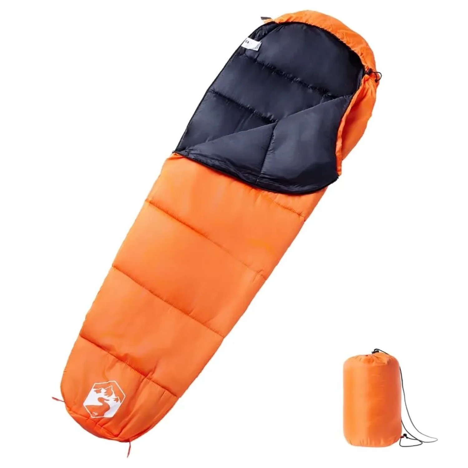 vidaXL Mumienschlafsack für Erwachsene Camping 3 Jahreszeiten 94496