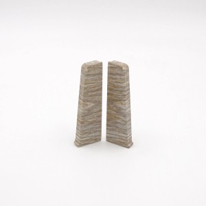 Endkappen SLK Cubica 60 SB Kiefer für Laminat- und Parkett-Zubehör, 2er-Set.