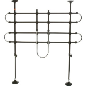 Verstellbares Heim RAC Schutzgitter für Hunde, Stahl, pulverbeschichtet, mit Anti-Rost-Beschichtung.