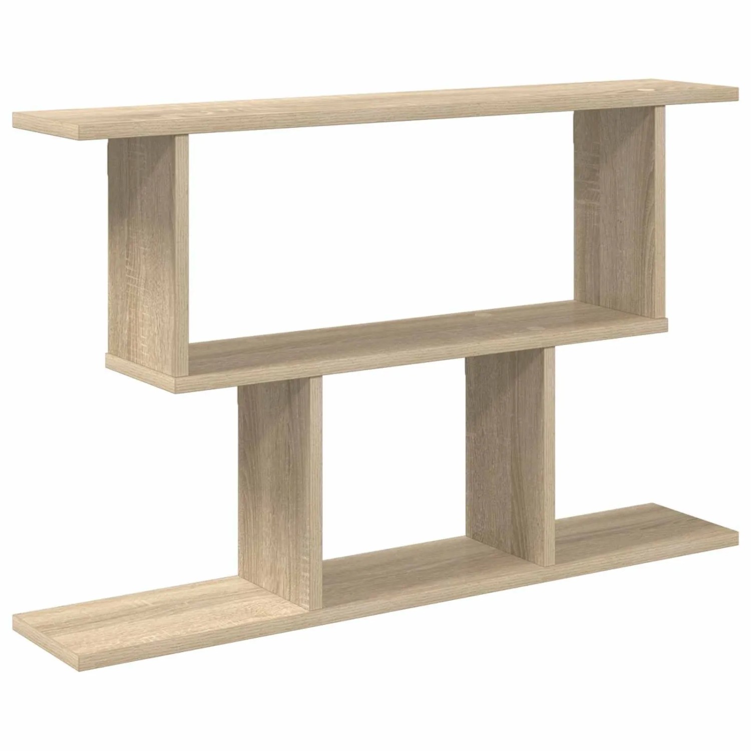 vidaXL Wandregal Sonoma-Eiche 80 x 15 x 50,5 cm Holzwerkstoff 8012286