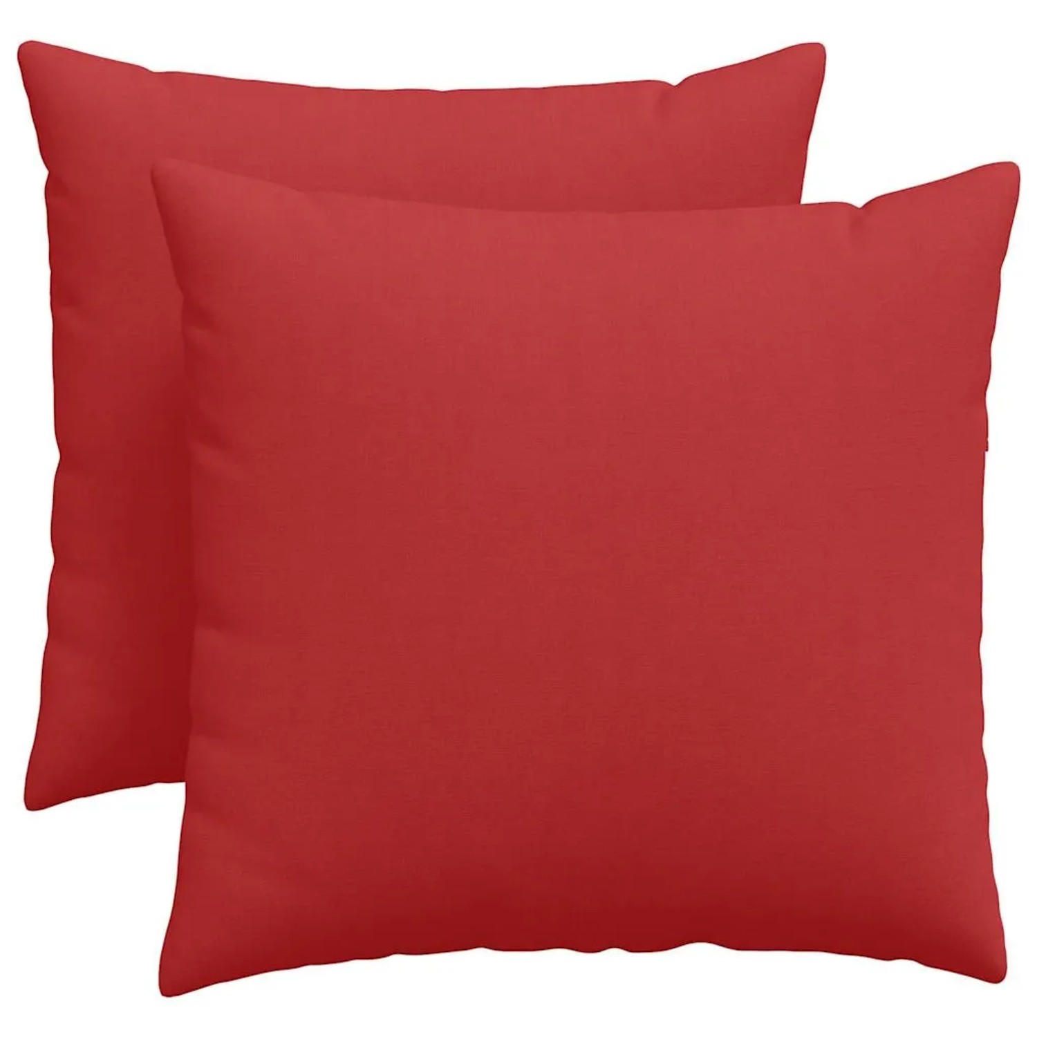 vidaXL Sofakissen 2 Stück Rot 50 x 50 cm Stoff 42013966