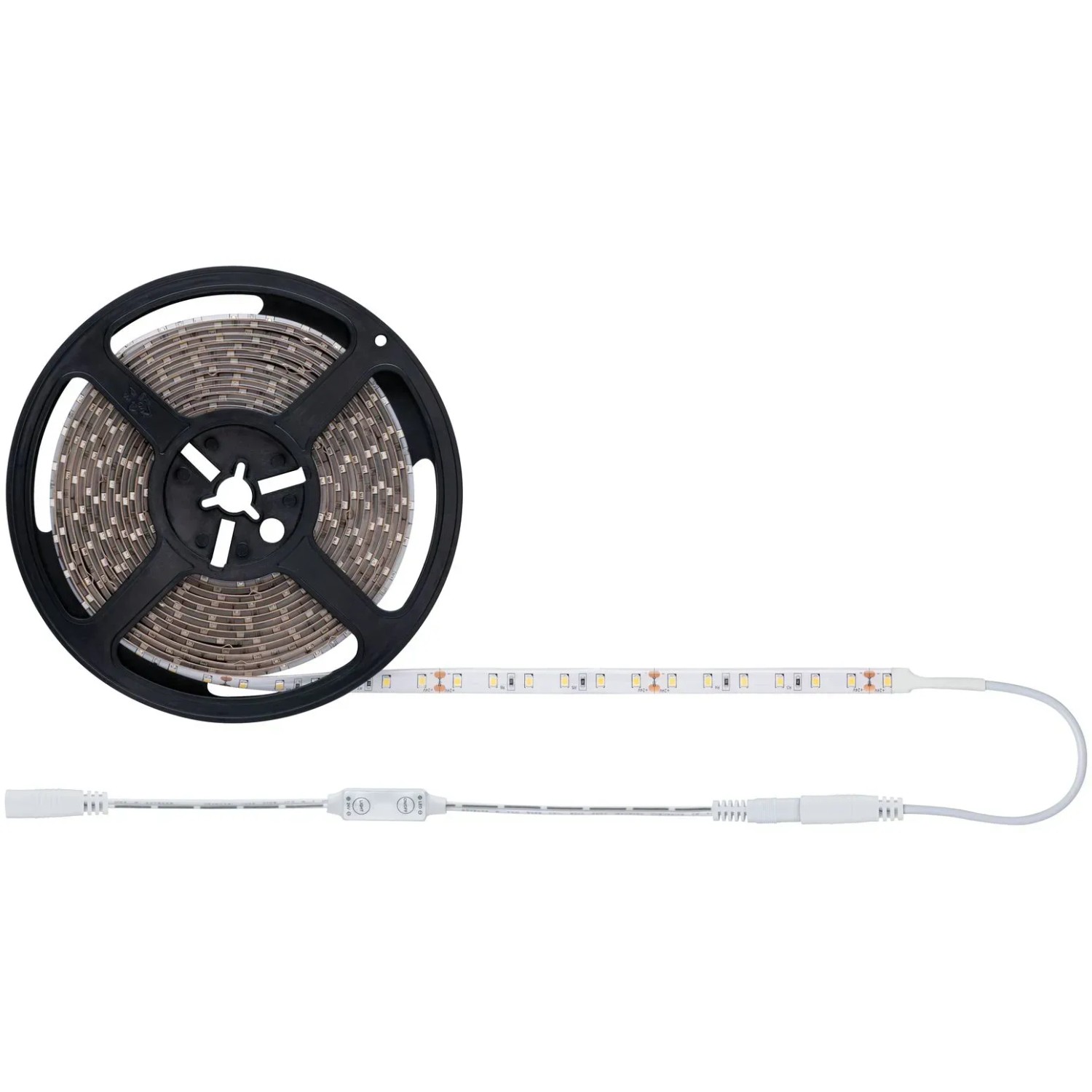 Paulmann LED-Power Strip Set, 5 m, 50 W, auf Rolle mit Dimmer.