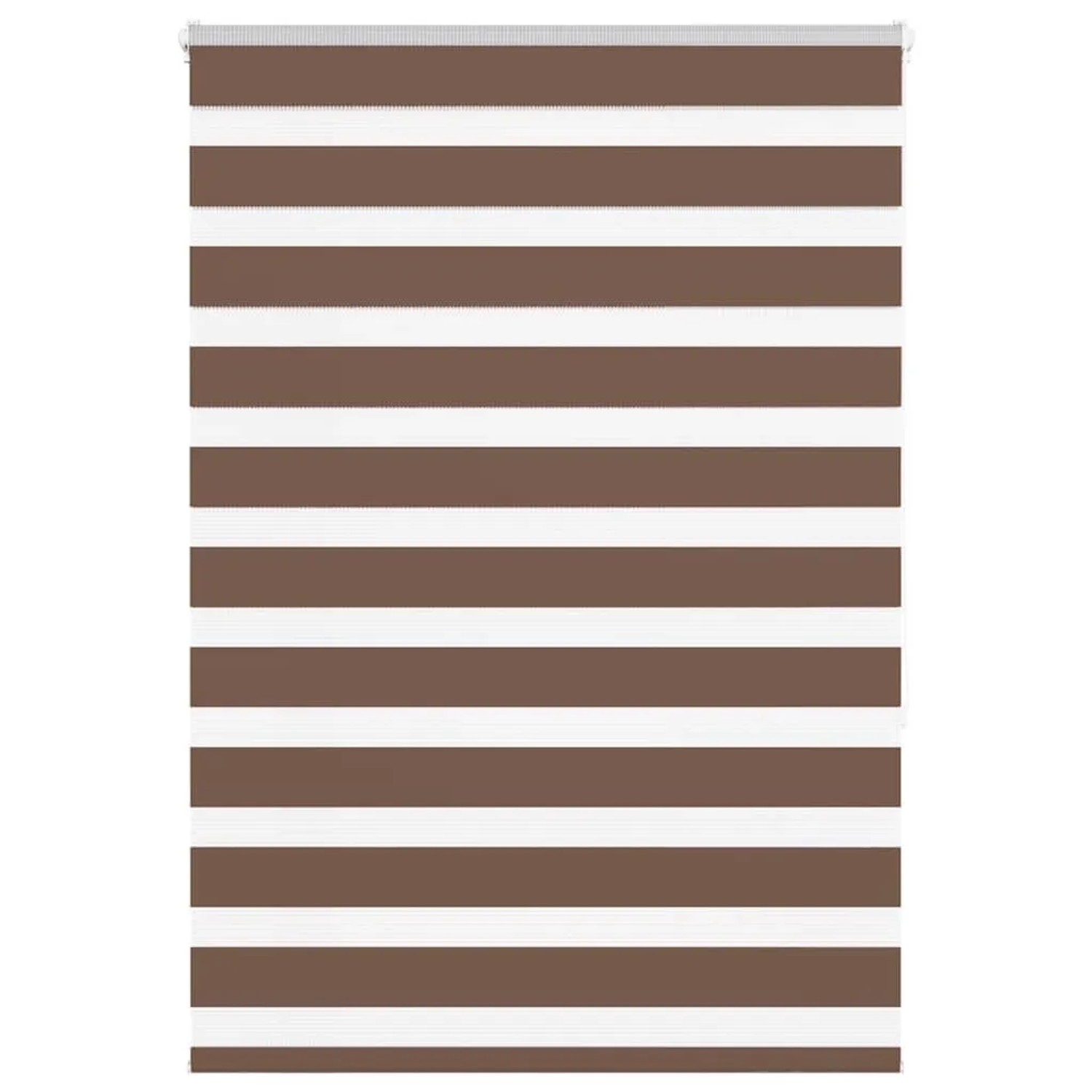 vidaXL Doppelrollo Braun 105x150 cm Stoffbreite 100,9 cm Polyester 4014340 günstig online kaufen