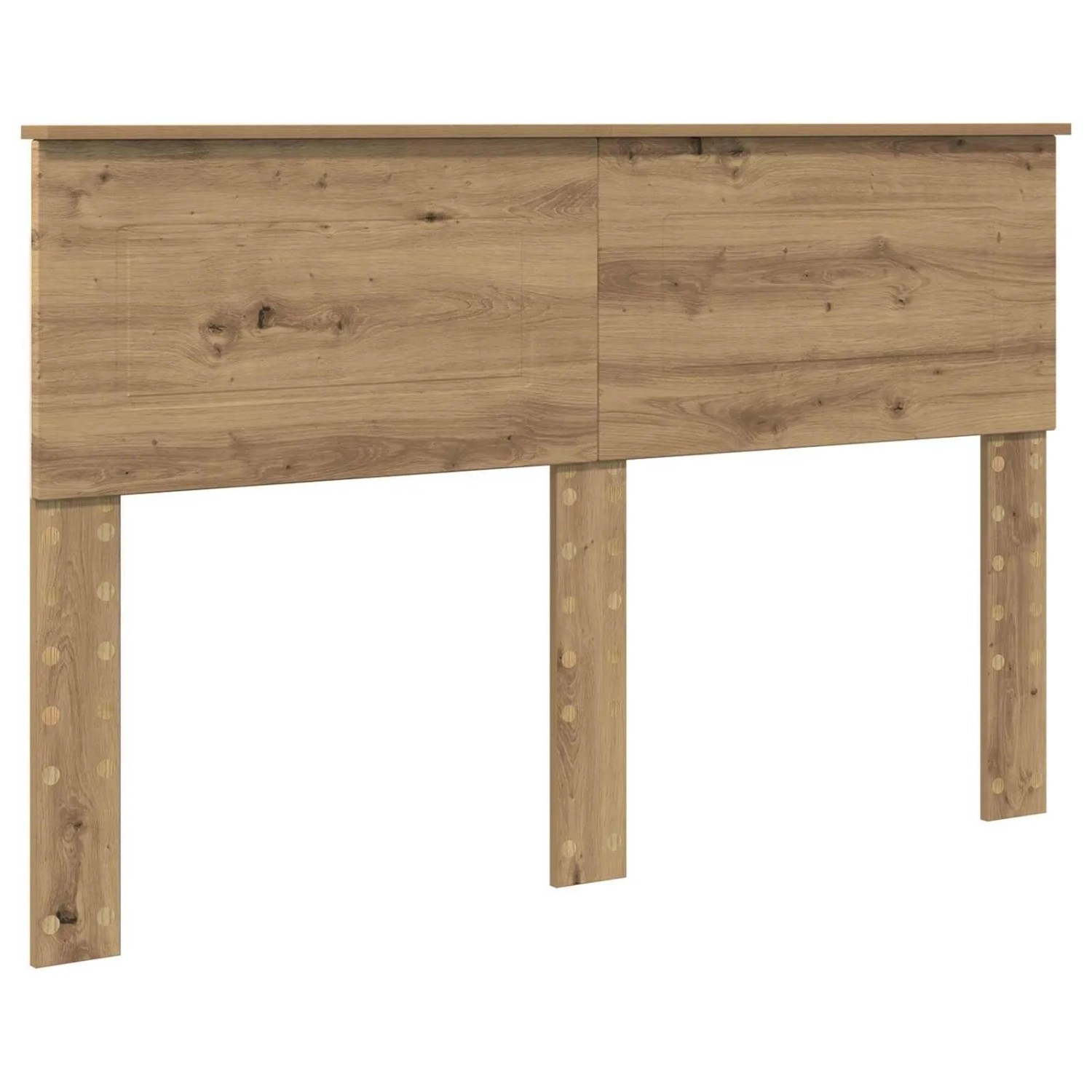 vidaXL Kopfteil mit Kopfteil Artisan-Eiche 140 cm Holzwerkstoff 888307