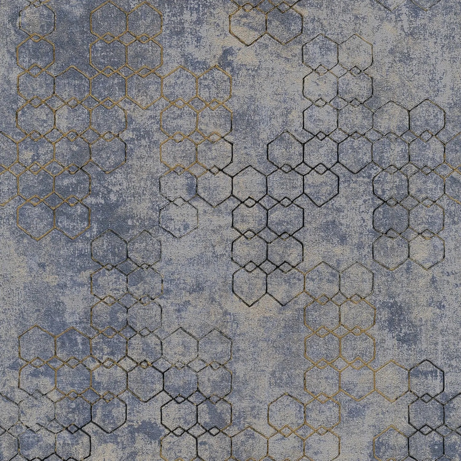 Tadessi Tapete Grafisch M1-No.423 Vliestapete in Blau