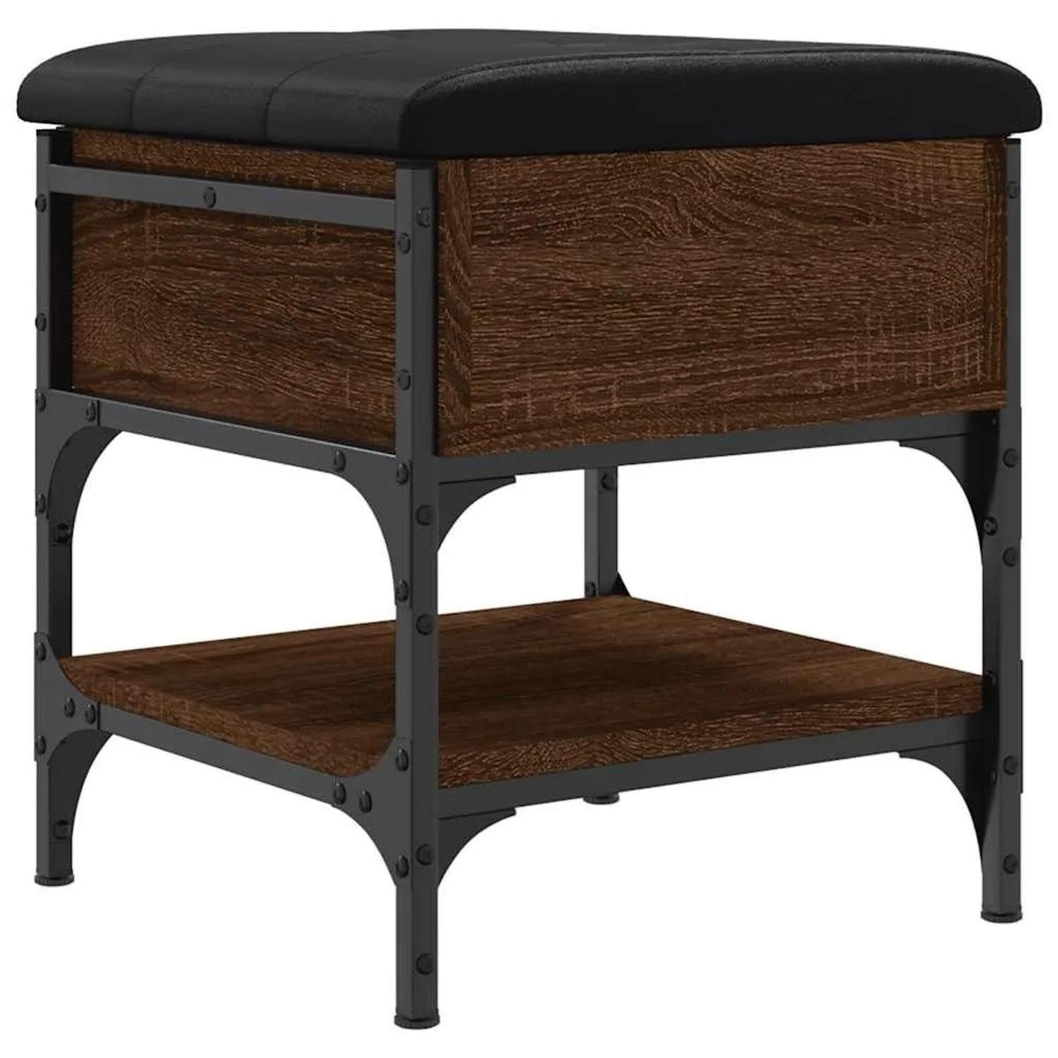 vidaXL Schuhbank Braun Eichen-Optik 42x42x45 cm Holzwerkstoff 835186