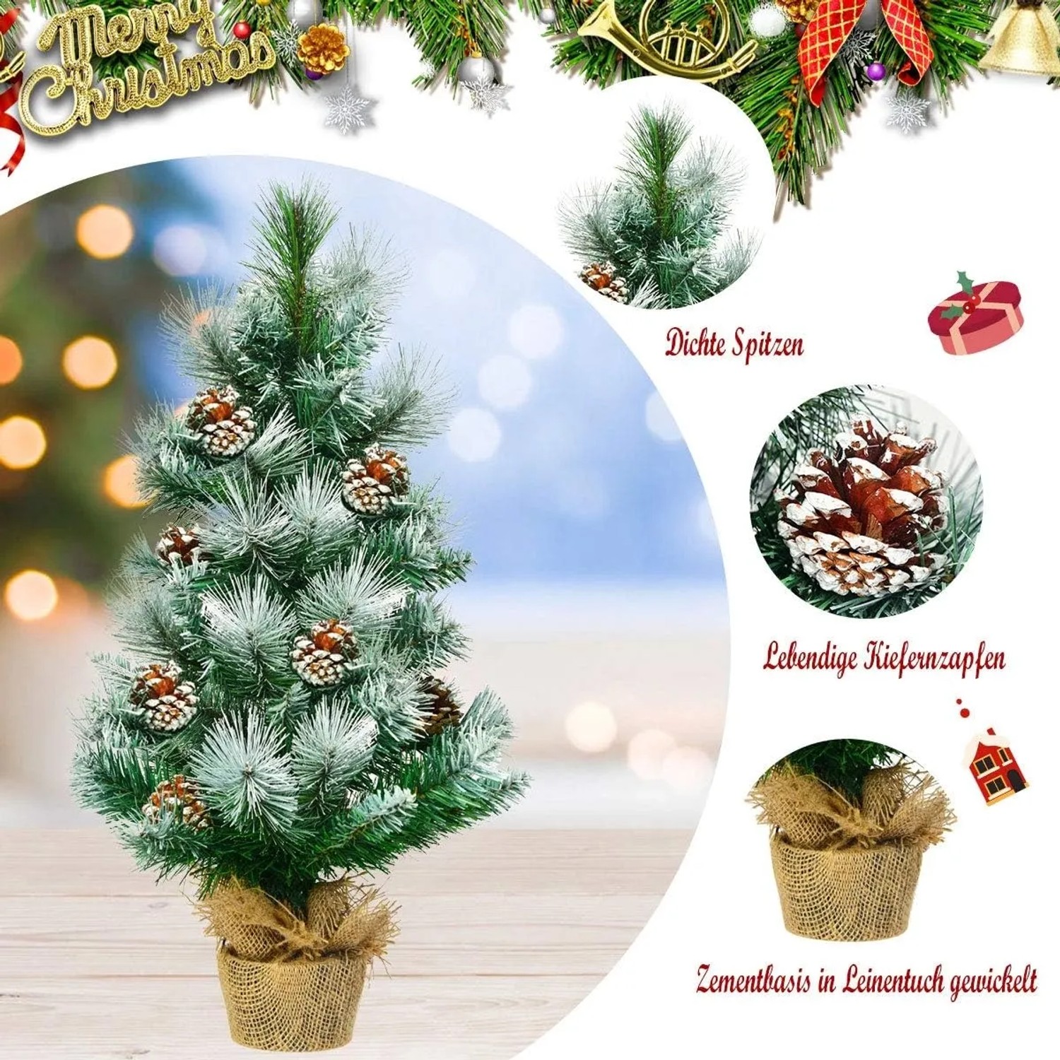 COSTWAY Künstlicher Weihnachtsbaum 60 cm kaufen bei OBI