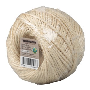Windhager Gartenkordel aus Sisal, 150 m Rolle, Zubehör für Hochbeete.