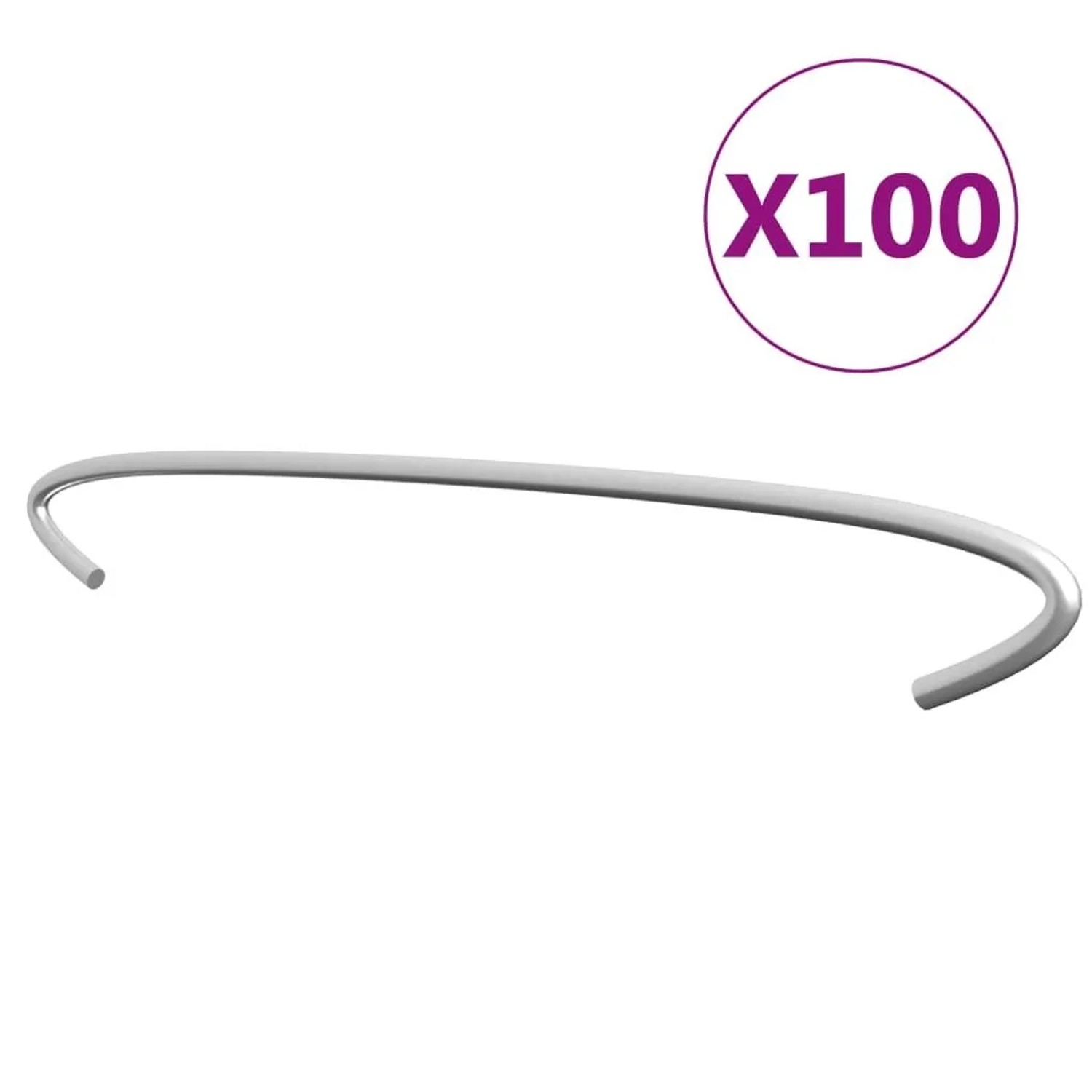 vidaXL Gabionen-Distanzhalter 100 Stk Verzinkter Stahl 50 cm 145626 günstig online kaufen
