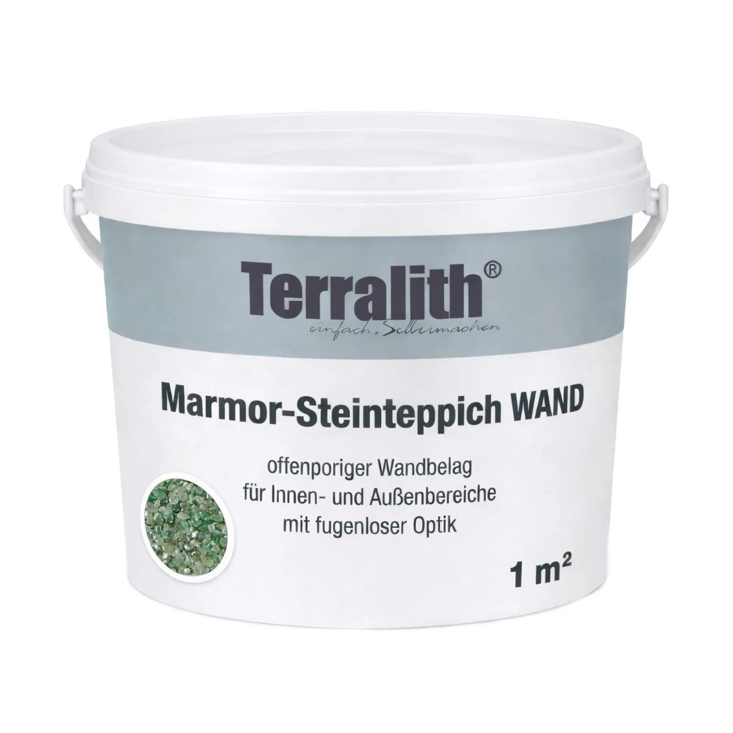 Terralith Edelsteinteppich Wand Aventurin für 1 m²
