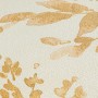 Detailansicht: AS Creation Vliestapete Blüten in Weiß-Gold mit Metallic-Effekt.
