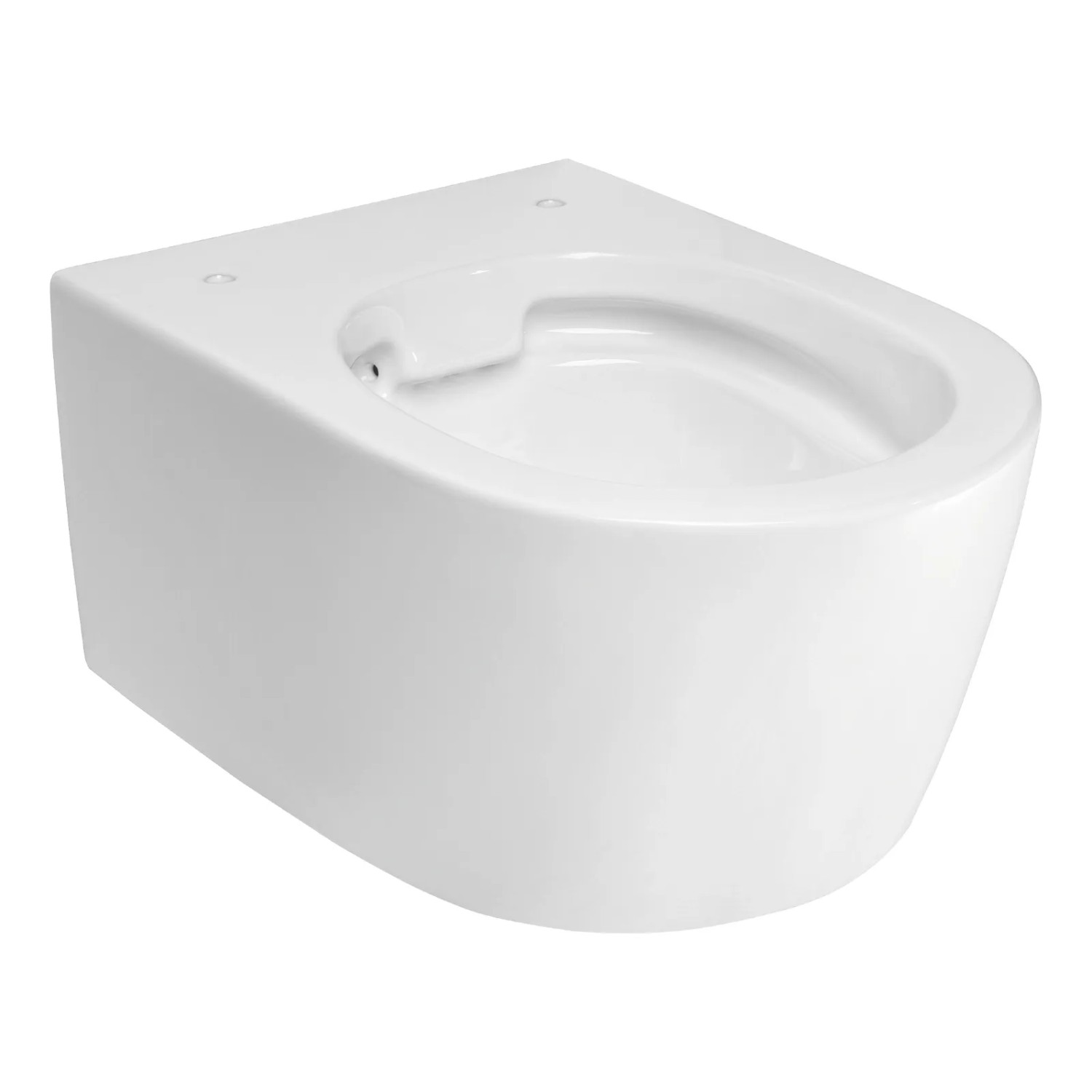 Calmwaters Wand-WC Spülrandlos Set WC-Sitz Absenkautomatik 