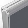Gardinia EasyFix Thermo Rollo, 100x150 cm, Schiefergrau, zur einfachen Montage ohne Bohren.
