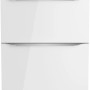Optifit Unterschrank Arvid986 mit 3 Auszügen, 50x87x58,4 cm, Weiß, für die Küche.