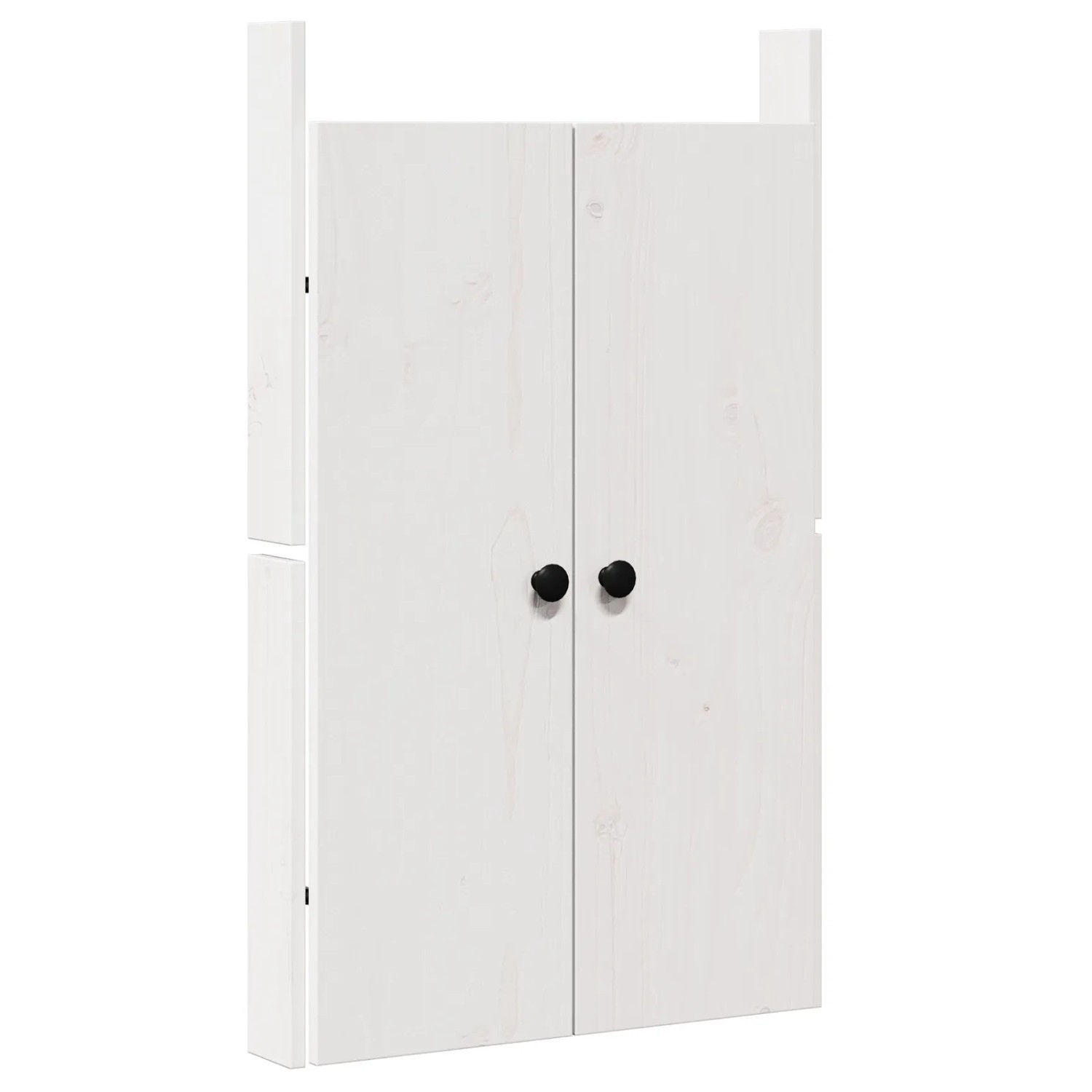 vidaXL Küchentür MEPPEL Weiß 50 x 9 x 82 cm Massivholz Kiefer 868171