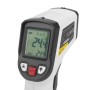 STAHLWERK Infrarot-Laser-Thermometer mit digitalem Display zeigt 24.4 °C. Kontaktloses Pyrometer für präzise Temperaturmessung.