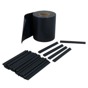 Anthrazit PVC Sichtschutzstreifen auf Rolle mit Klemmschienen für Doppelstabmattenzaun. Zaunbau Zubehör.