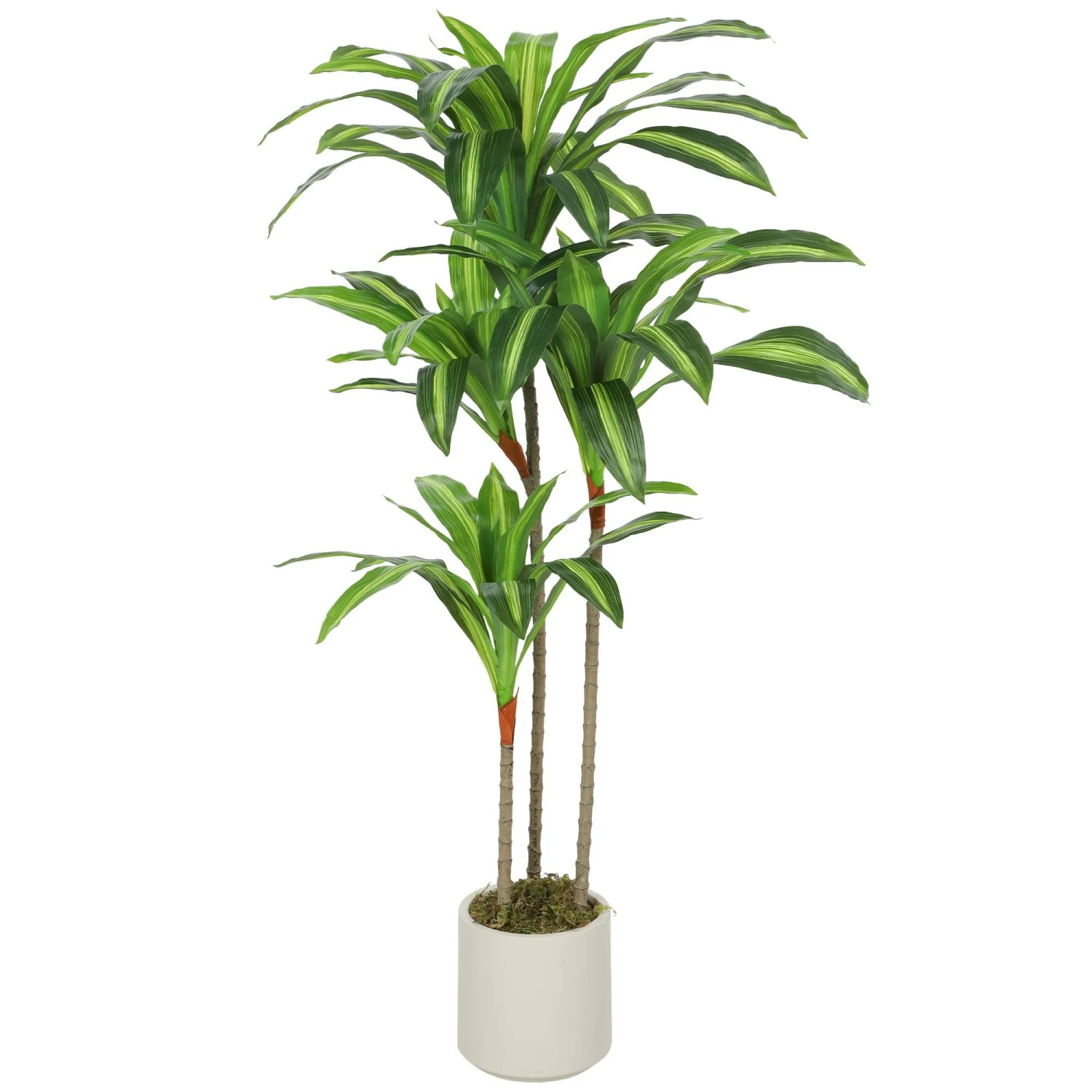 HOMCOM Kunstpflanz Kunststoff 60L x 40B x 120H cm Grün