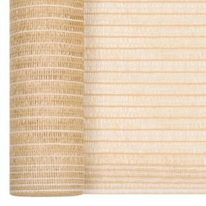 vidaXL Zaunblende Beige 1x50 m HDPE 195 g/m² 149463