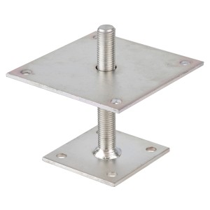 Verzinkter Alberts I-Pfostenträger, höhenverstellbar, für Holzkonstruktionen.