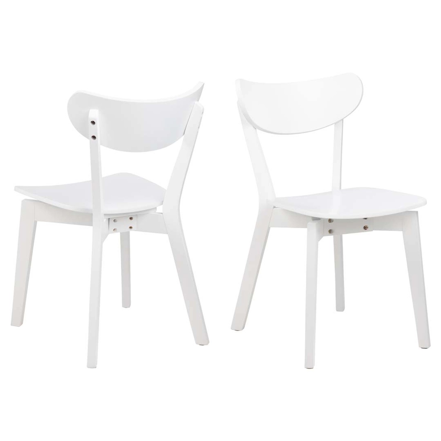 ebuy24 Roxby Esszimmerstuhl Weiß