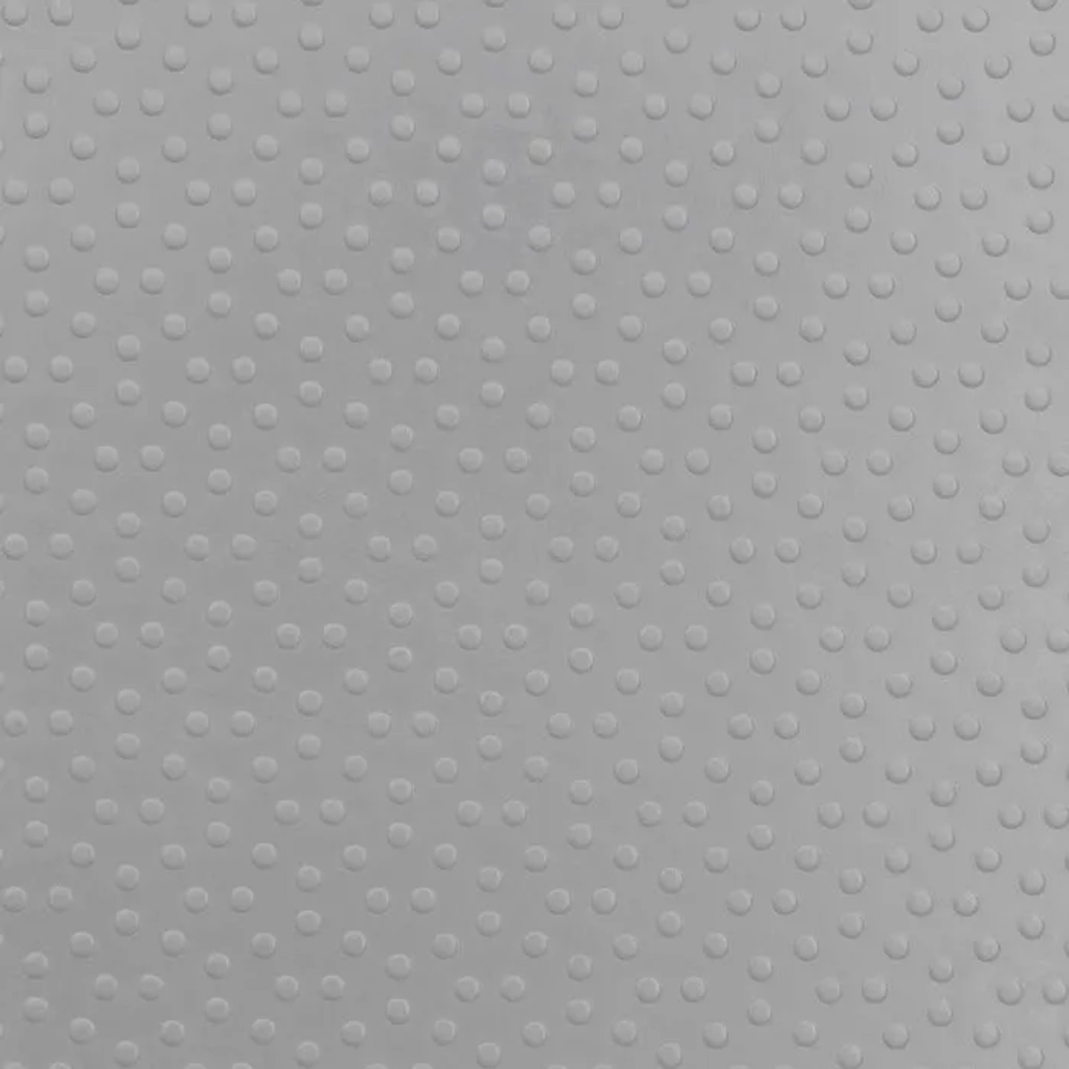 Grauer KARAT PVC-Bodenbelag Dots mit rutschhemmender Noppenstruktur. Pflegeleichter, widerstandsfähiger Boden.