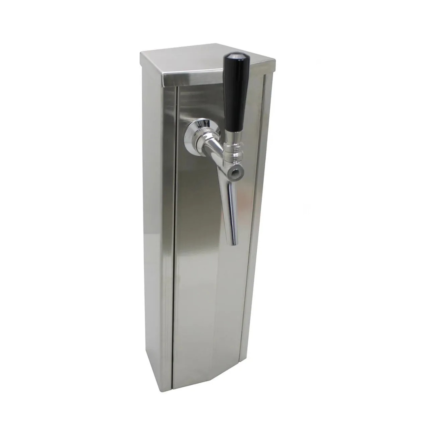 Ich-Zapfe Schanksäule Bierzapfsäule Edelstahl 1- Silber