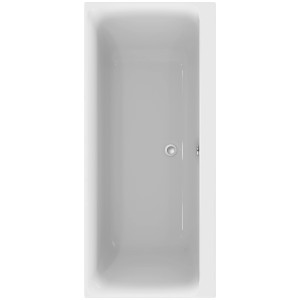 Weiße Ideal Standard Connect Air Duo-Badewanne, 180x80 cm, aus Sanitär-Acryl.