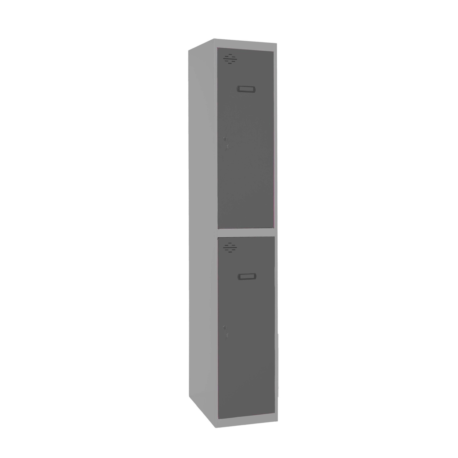 PROREGAL Spind AMEGO HxBxT 180 x 30 x 50 cm 2 Abteile Grundmodul Grau-Anthr günstig online kaufen