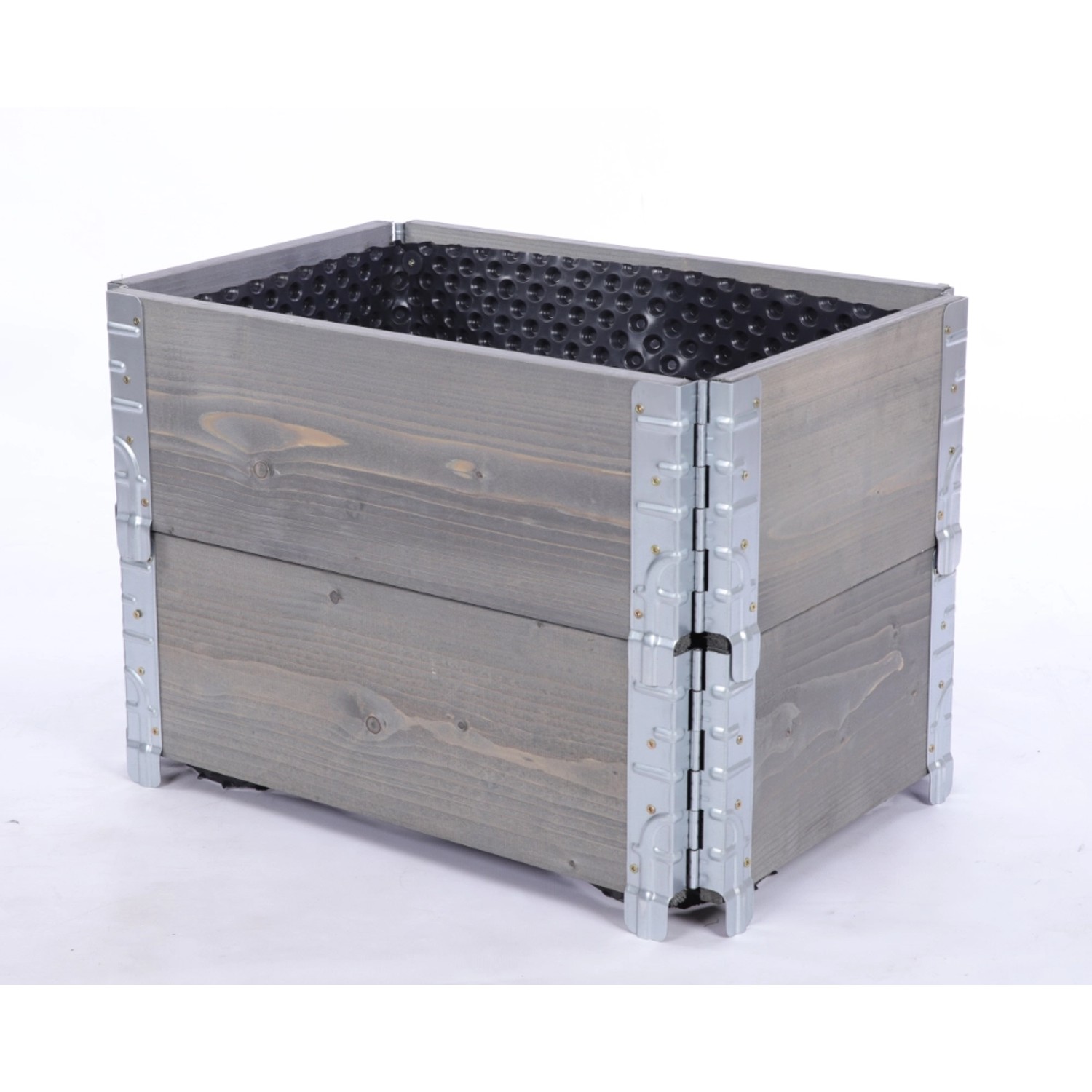 PROREGAL Hochbeetkisten GuardBox 40x60x40cm inkl. Luftfolie Grau günstig online kaufen