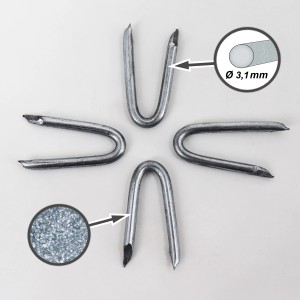 Aquagart Krampen, 5kg, für Wildzaun, Forstzaun und Zubehör Zaunbau.