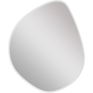 Moderner Facettenspiegel Isabella 30x30 cm mit organischer Form. Dekorativer Wandspiegel für Flur oder Kommode.